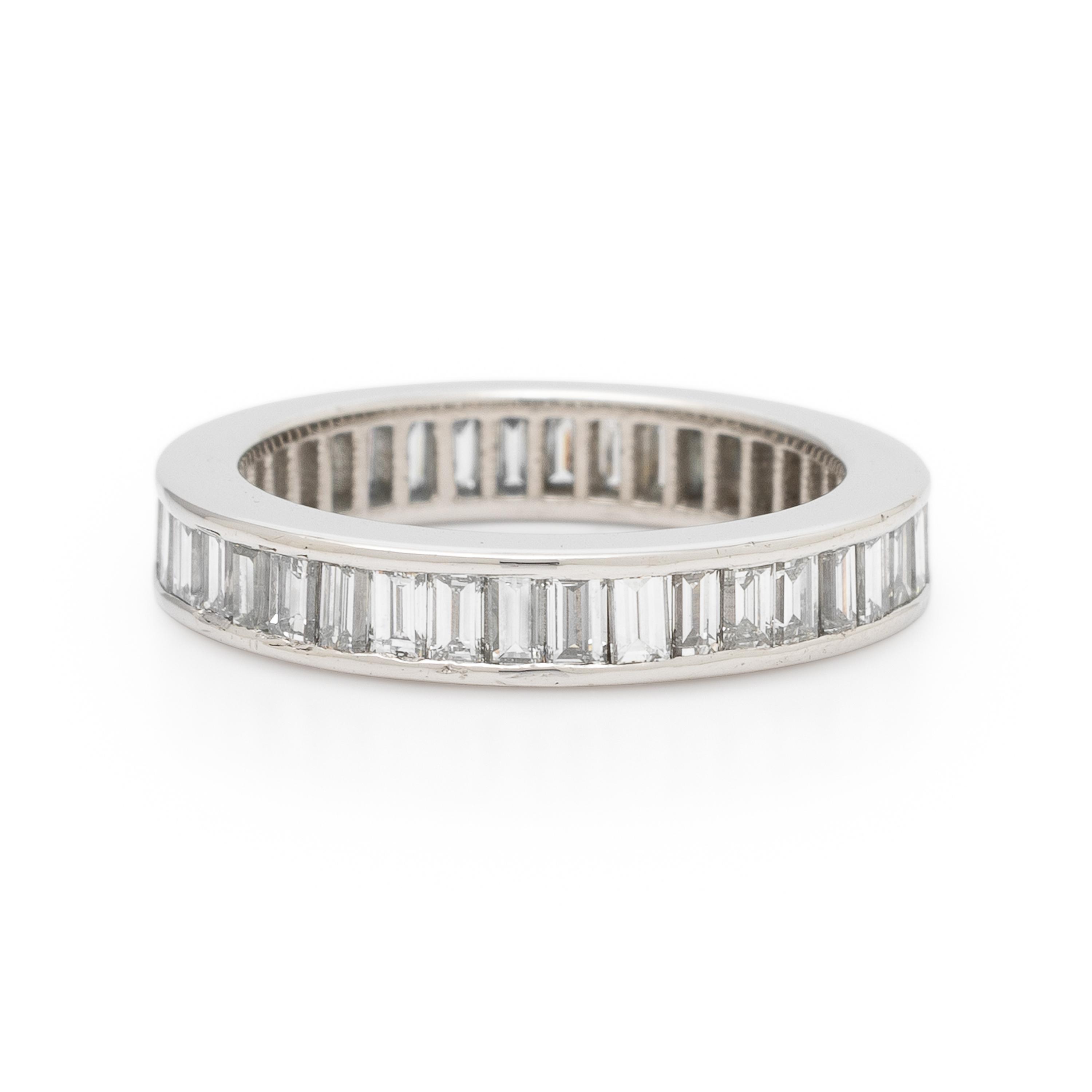 Diamond and Platinum Eternity Band