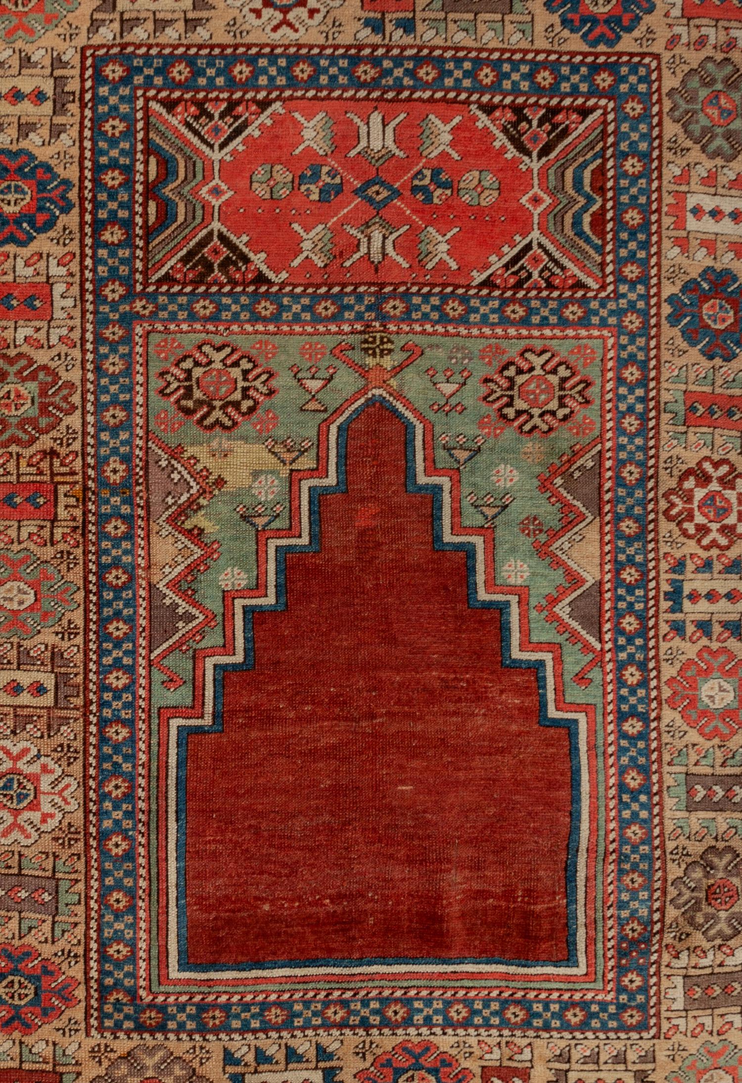 A Central Anatolian Wool Prayer Rug