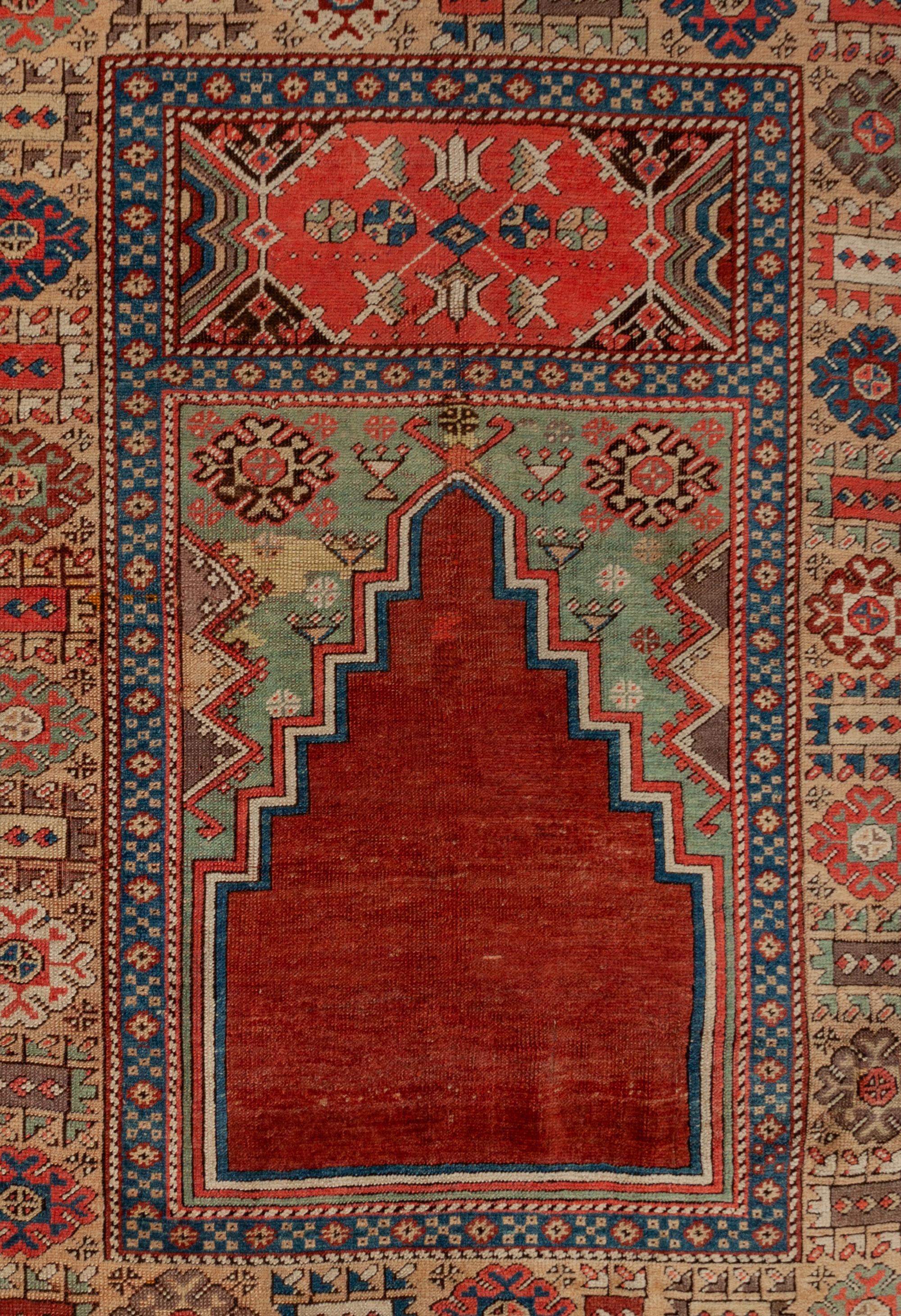 A Central Anatolian Wool Prayer Rug