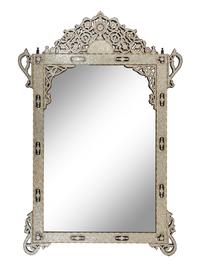 A Levantine Mother-of-Pearl Inlaid Mirror