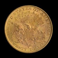 A United States 1885-S Liberty Head $20 Gold Coin