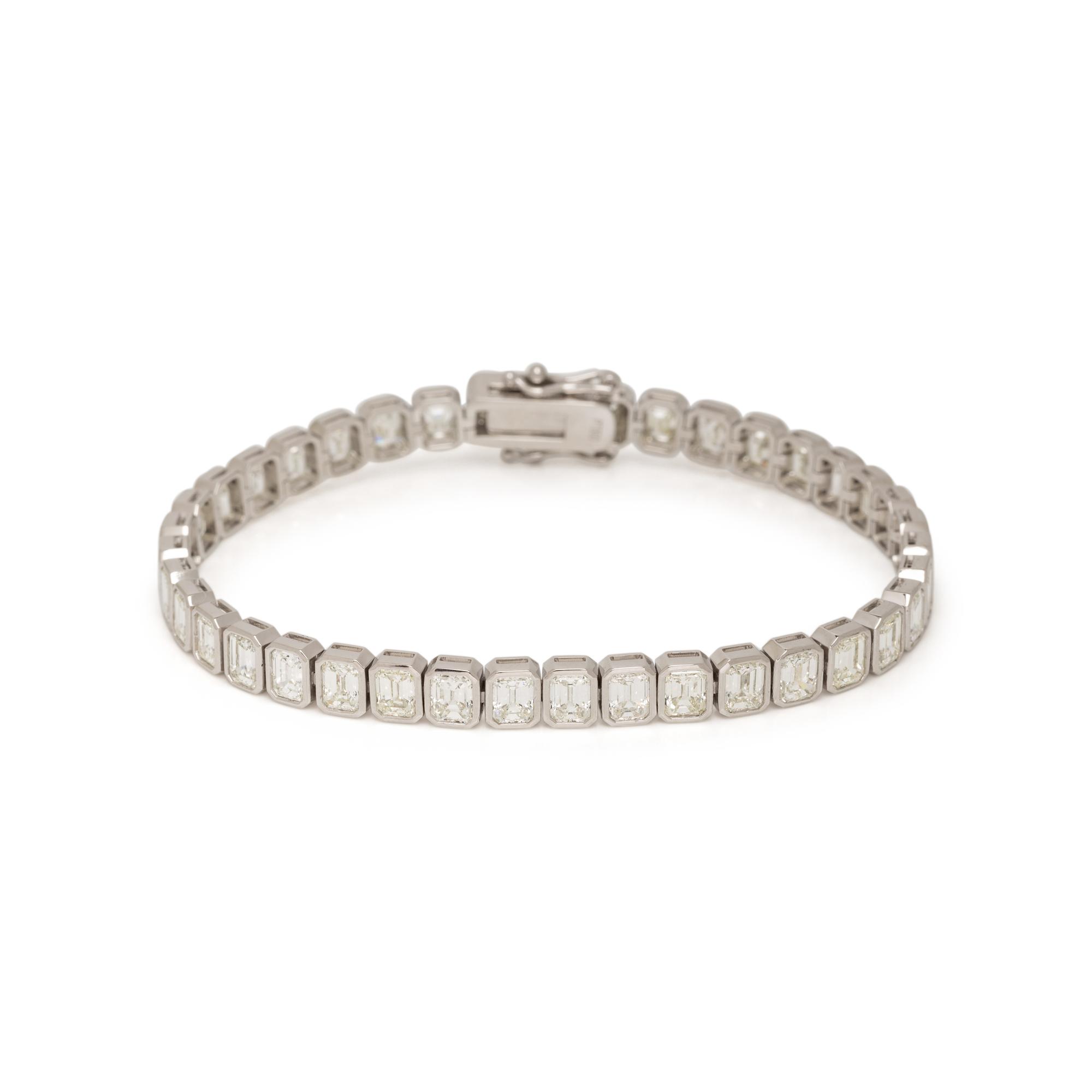 DIAMOND AND PLATINUM BRACELET