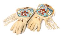 Pair of Plateau Eagle Scout Gauntlets Length 14 inches — First Half 20th Century