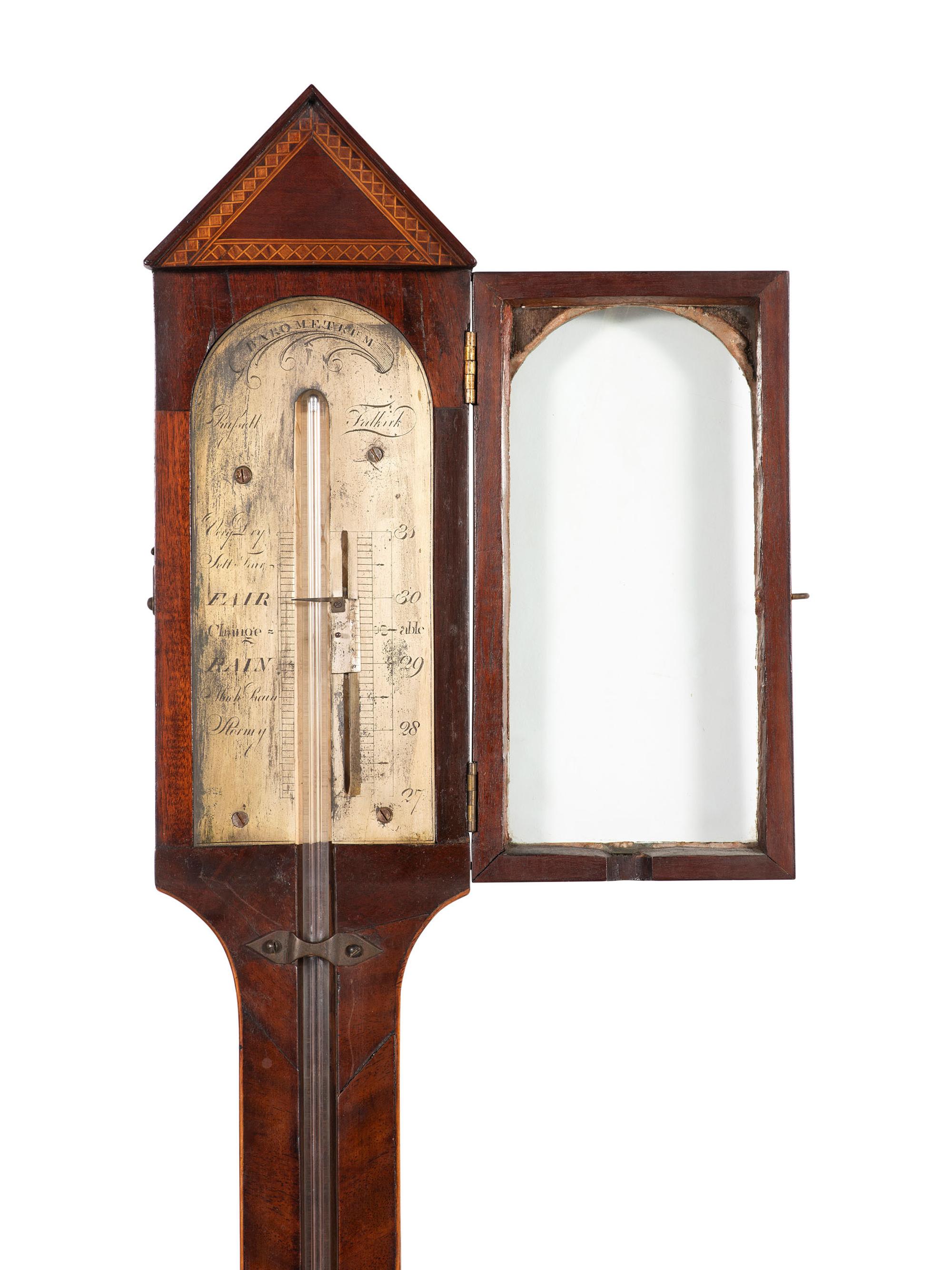 A George III Mahogany Stick Barometer