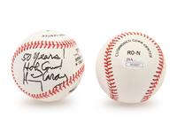 A Collection of Chicago Cubs Announcer Signed Autograph Baseballs - Harry Caray and Jack Brickhouse (JSA)