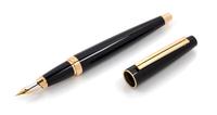 An S.T. Dupont Ellipsis: Composite Noir Fountain Pen