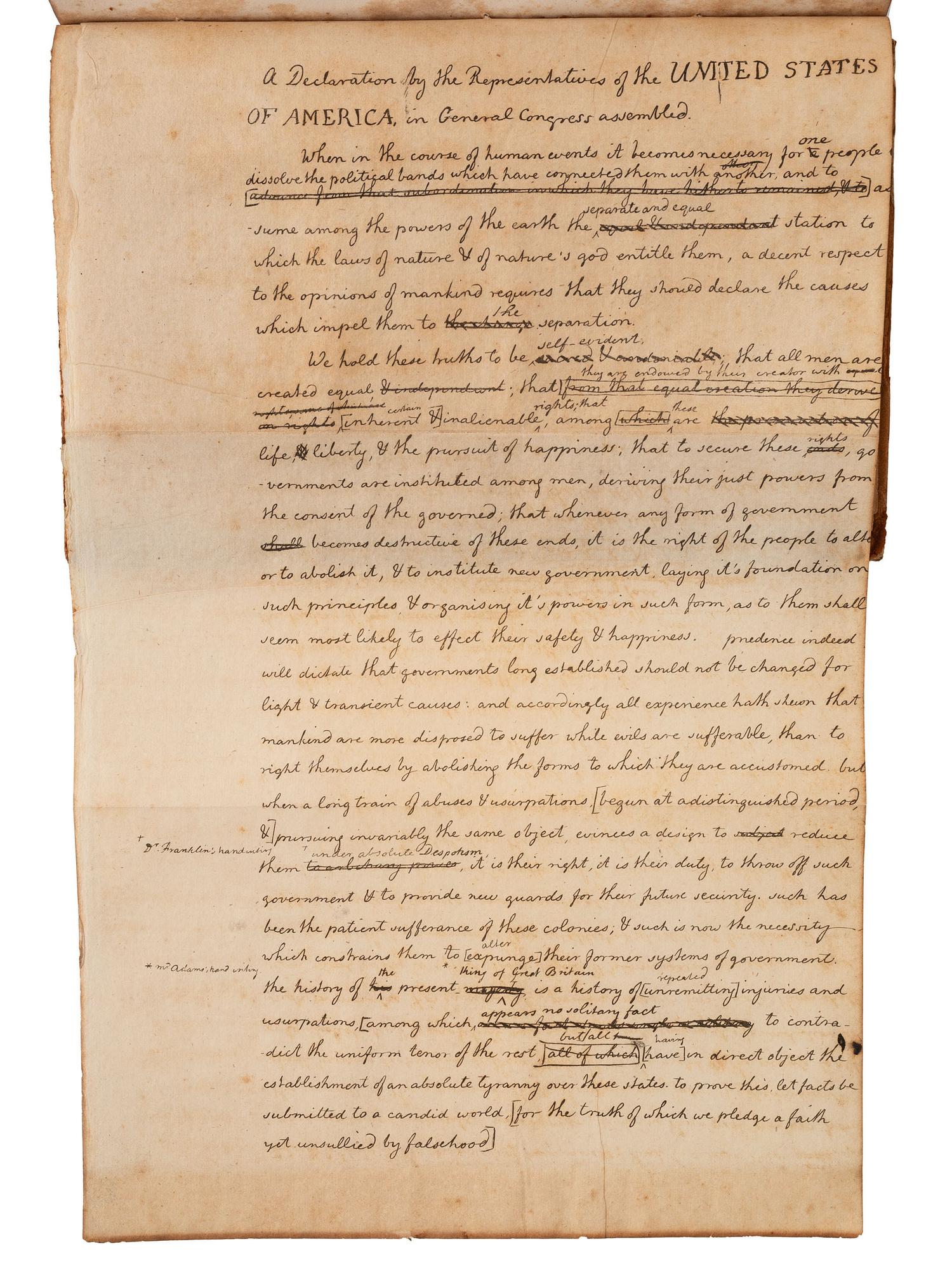 American Biography & History JEFFERSON, Thomas (1743-1826). Memoirs, Correspondence, and Miscellanies from the papers of... Thomas Jefferson Randolph, editor. Charlottesville: F. Carr and Co., 1829.