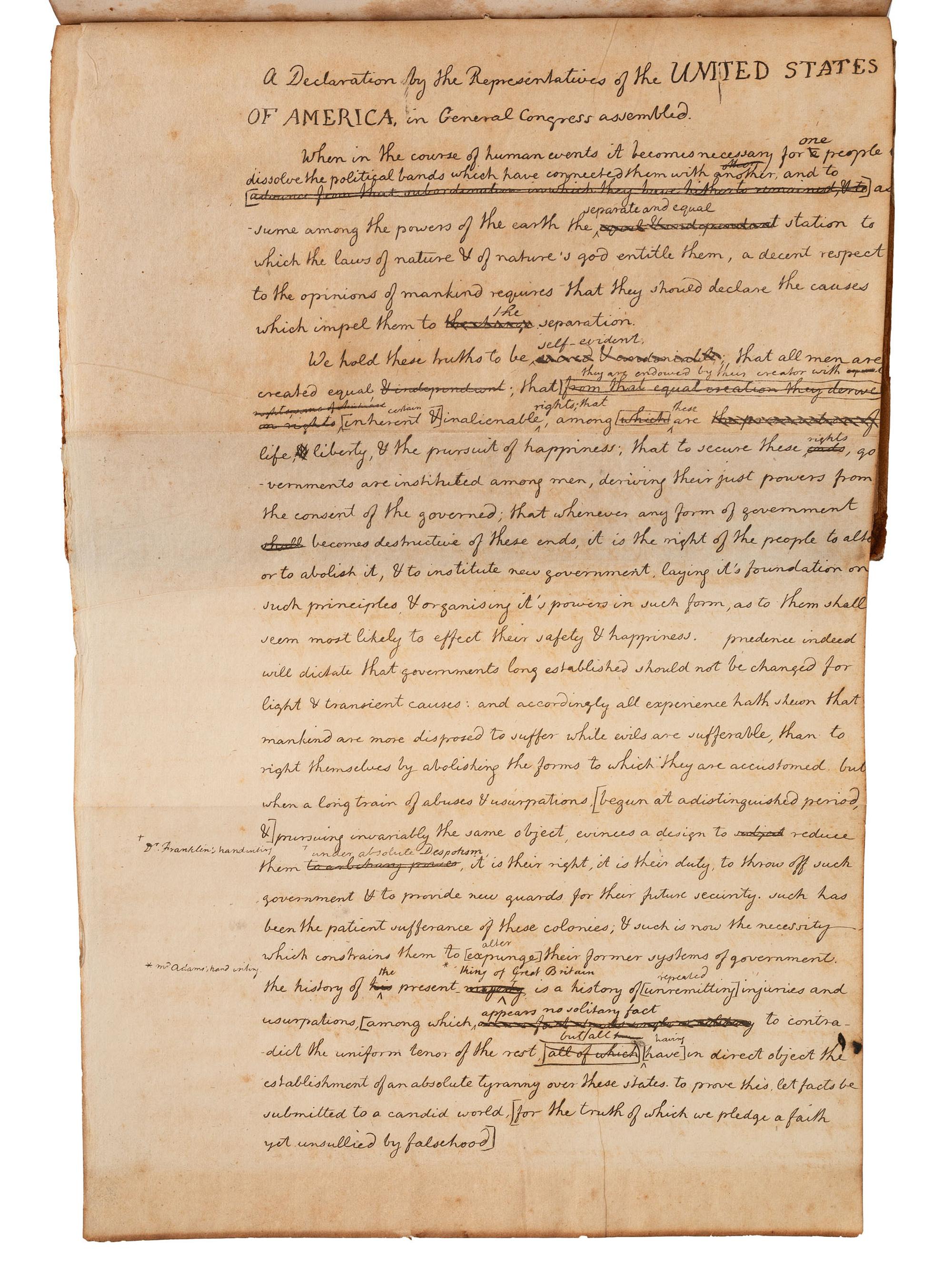 American Biography & History JEFFERSON, Thomas (1743-1826). Memoirs, Correspondence, and Miscellanies from the papers of... Thomas Jefferson Randolph, editor. Charlottesville: F. Carr and Co., 1829.