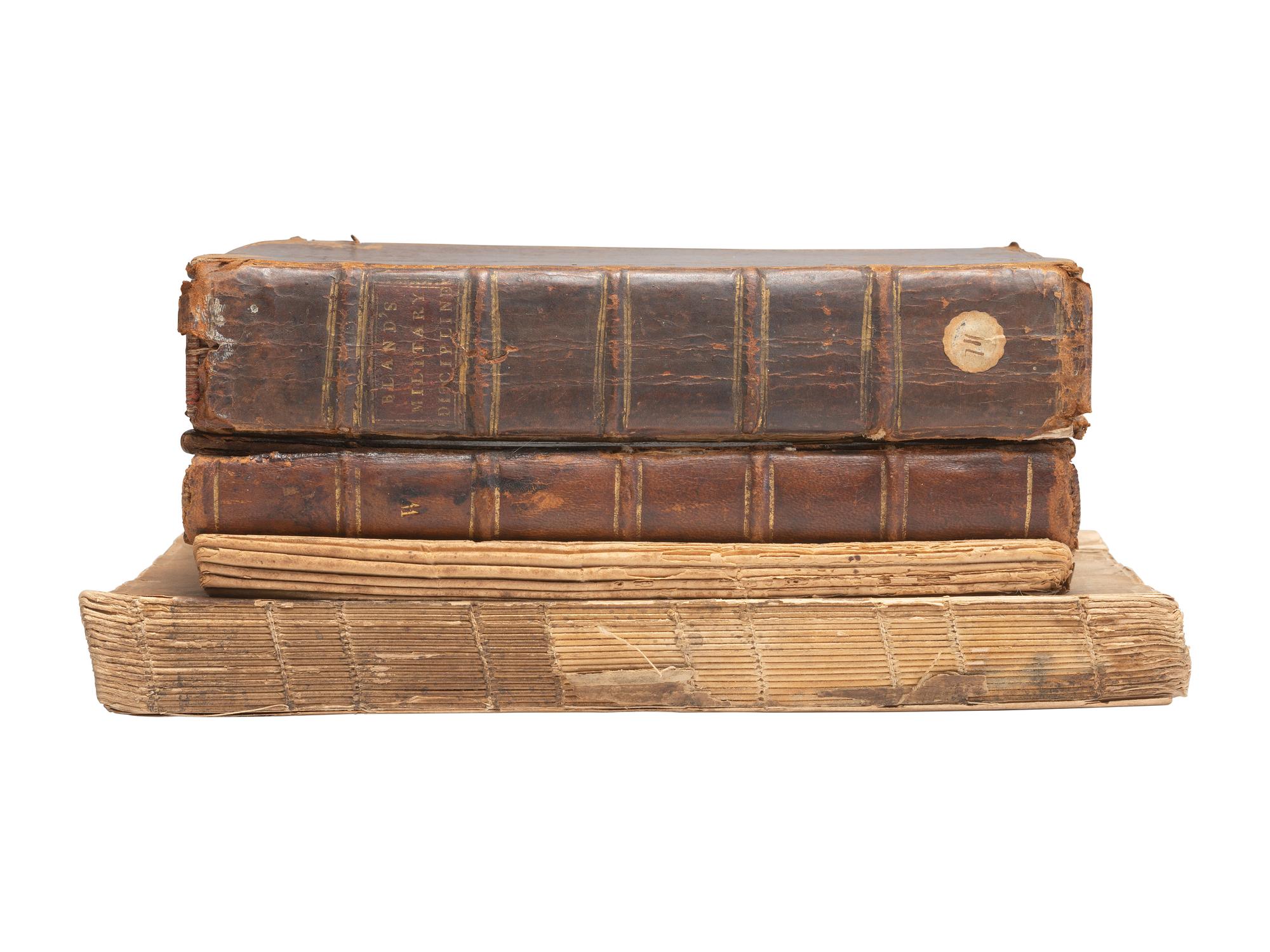[MILITARIA]. Early volumes related to military tactics and discipline.