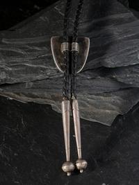 Sterling Silver and Ironwood Bolo Tie