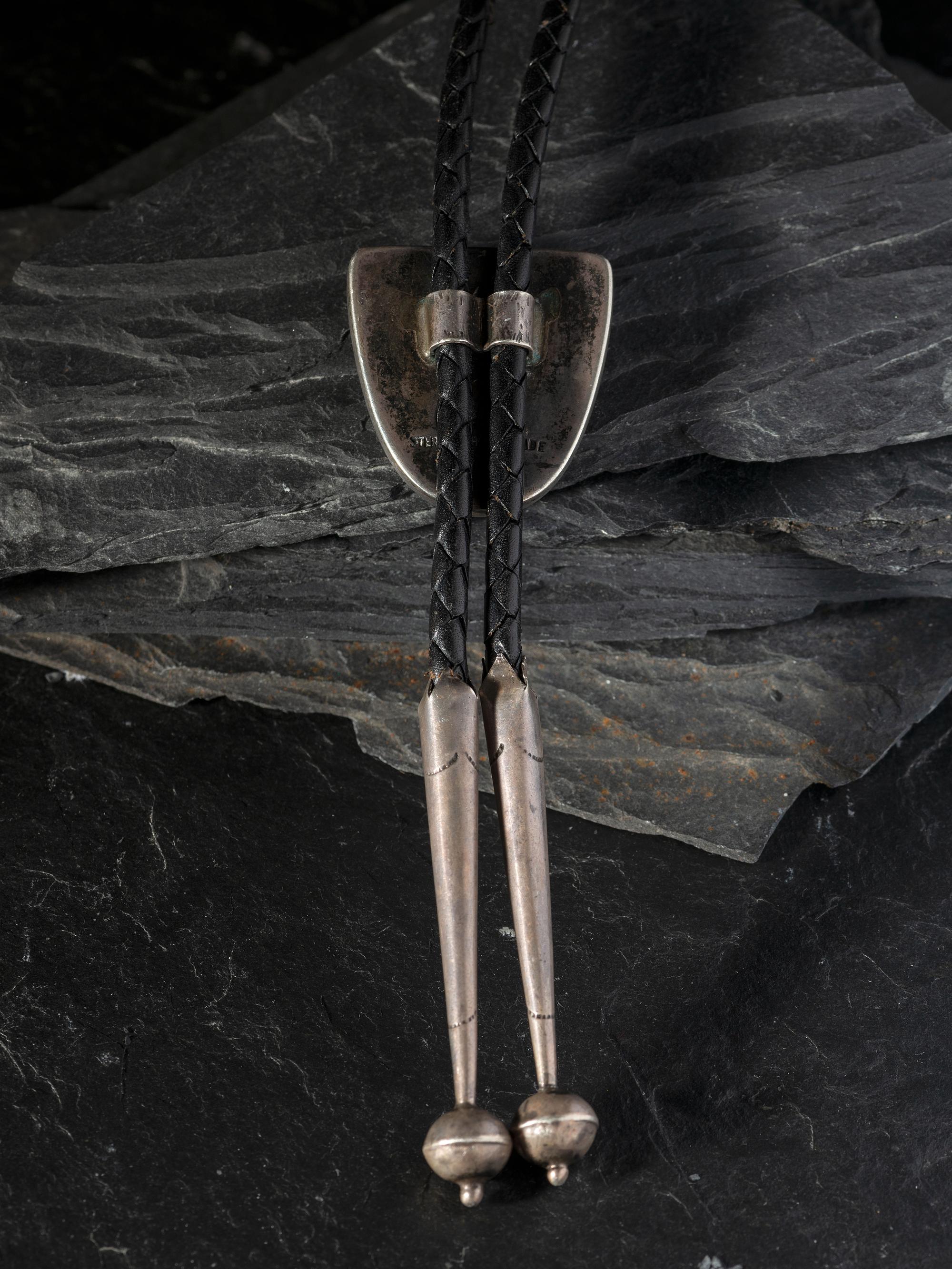 Sterling Silver and Ironwood Bolo Tie