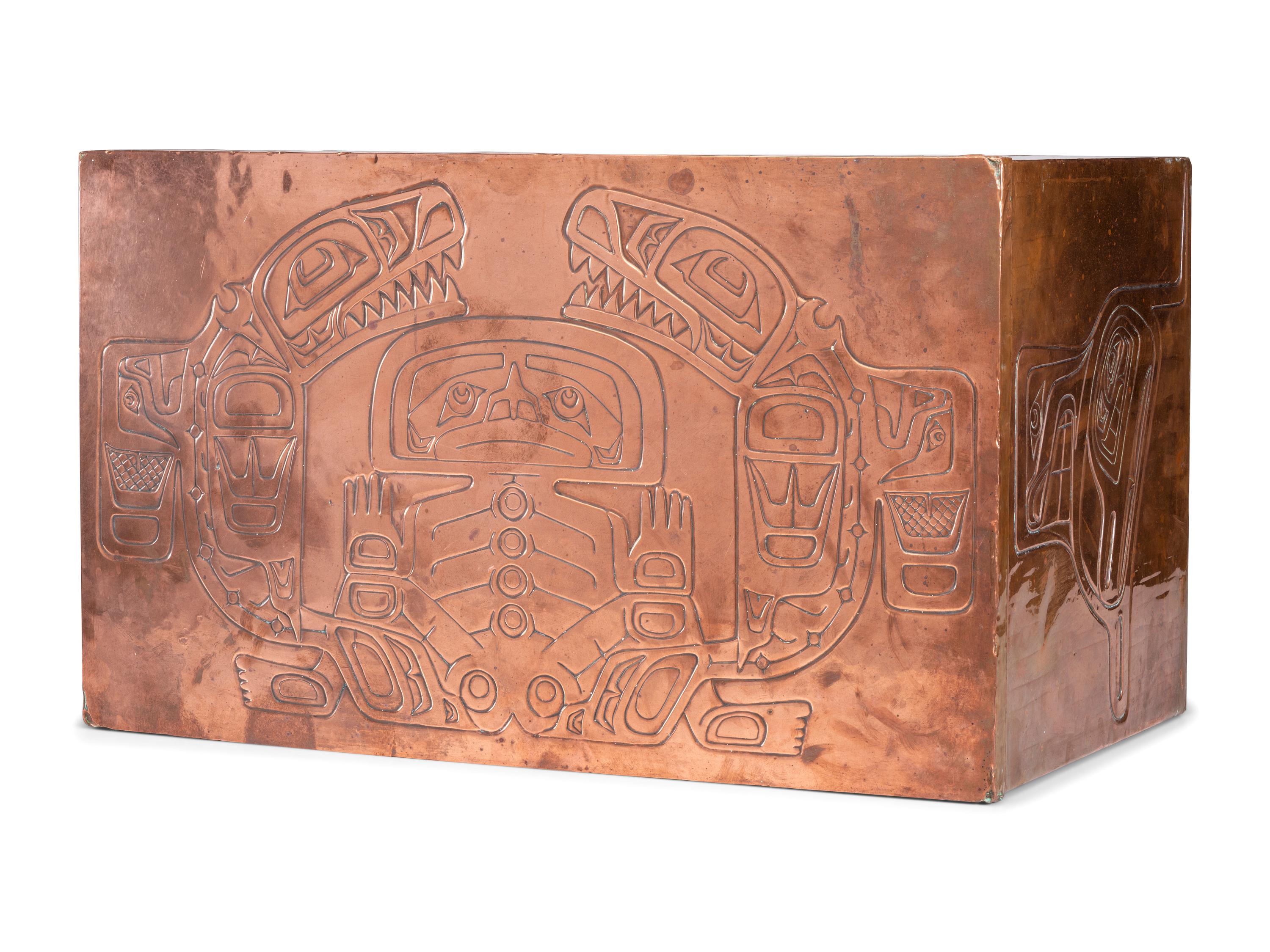Northwest Coast Copper Chest
