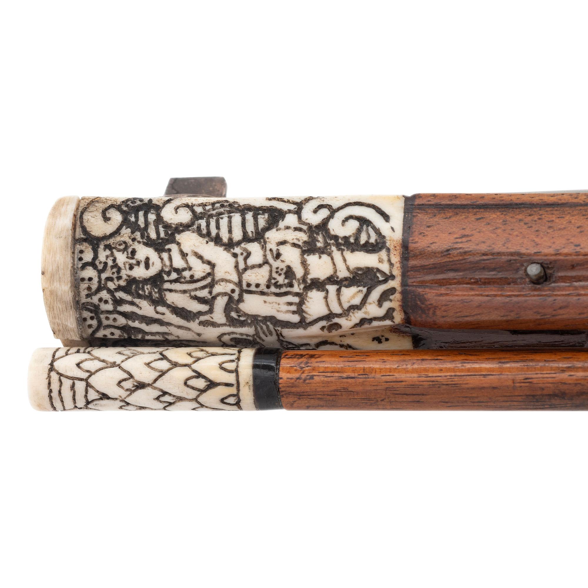 Contemporary Flintlock Rifle with Venus and Adonis Motifs