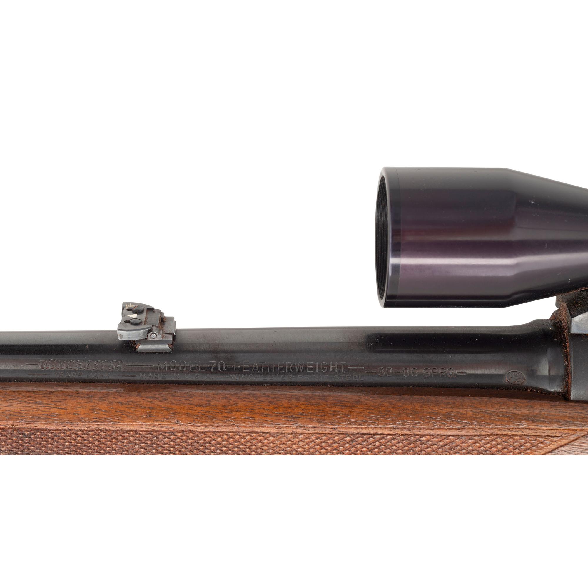 **Winchester Pre-64 Model 70 Featherweight 30-06 with Lyman Scope