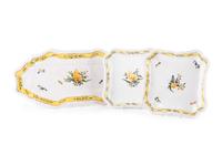 A French Hand Painted Faience Dinner Service