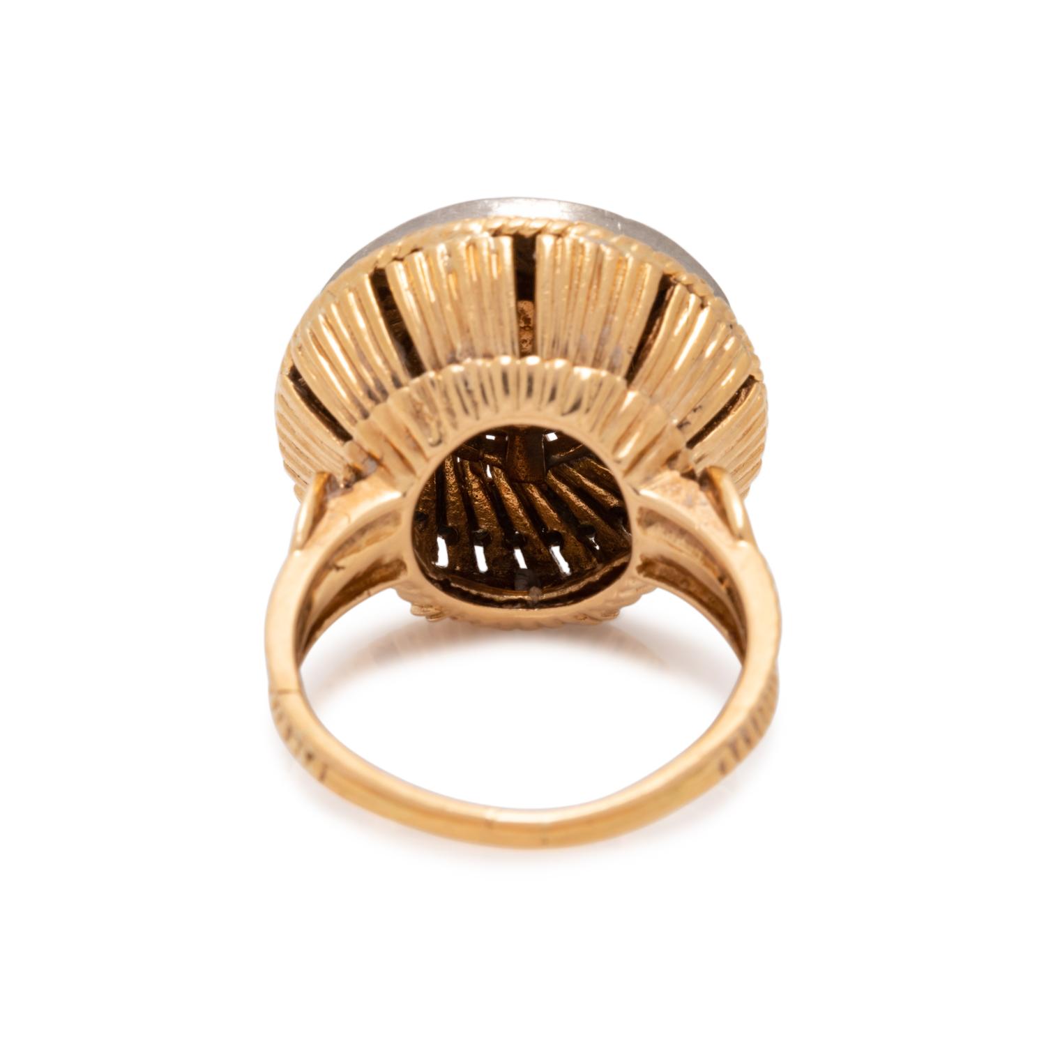 CONVERTIBLE YELLOW GOLD, DIAMOND AND GEMSTONE RING