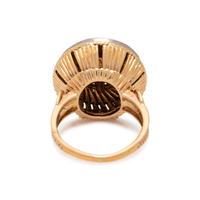 CONVERTIBLE YELLOW GOLD, DIAMOND AND GEMSTONE RING