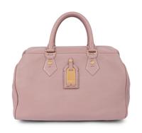 Louis Vuitton Rose Calf Leather Cinema Bag with Canvas Cushion, 2010