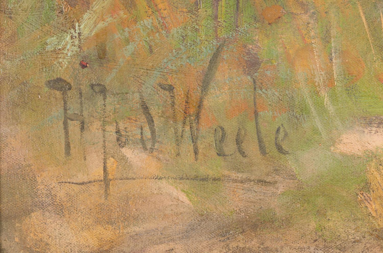 Rural Landscape with a Shepherd and Sheep