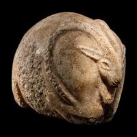 A Central Asian Alabaster Mouflon
