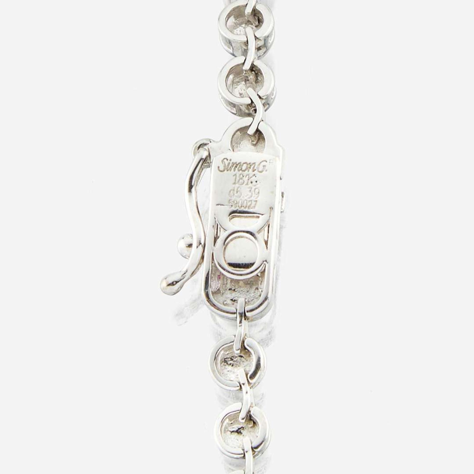 A diamond and white gold necklace, Simon G