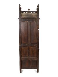 A Jacobean Style Carved Oak Bishops' Chair — 19TH CENTURY
