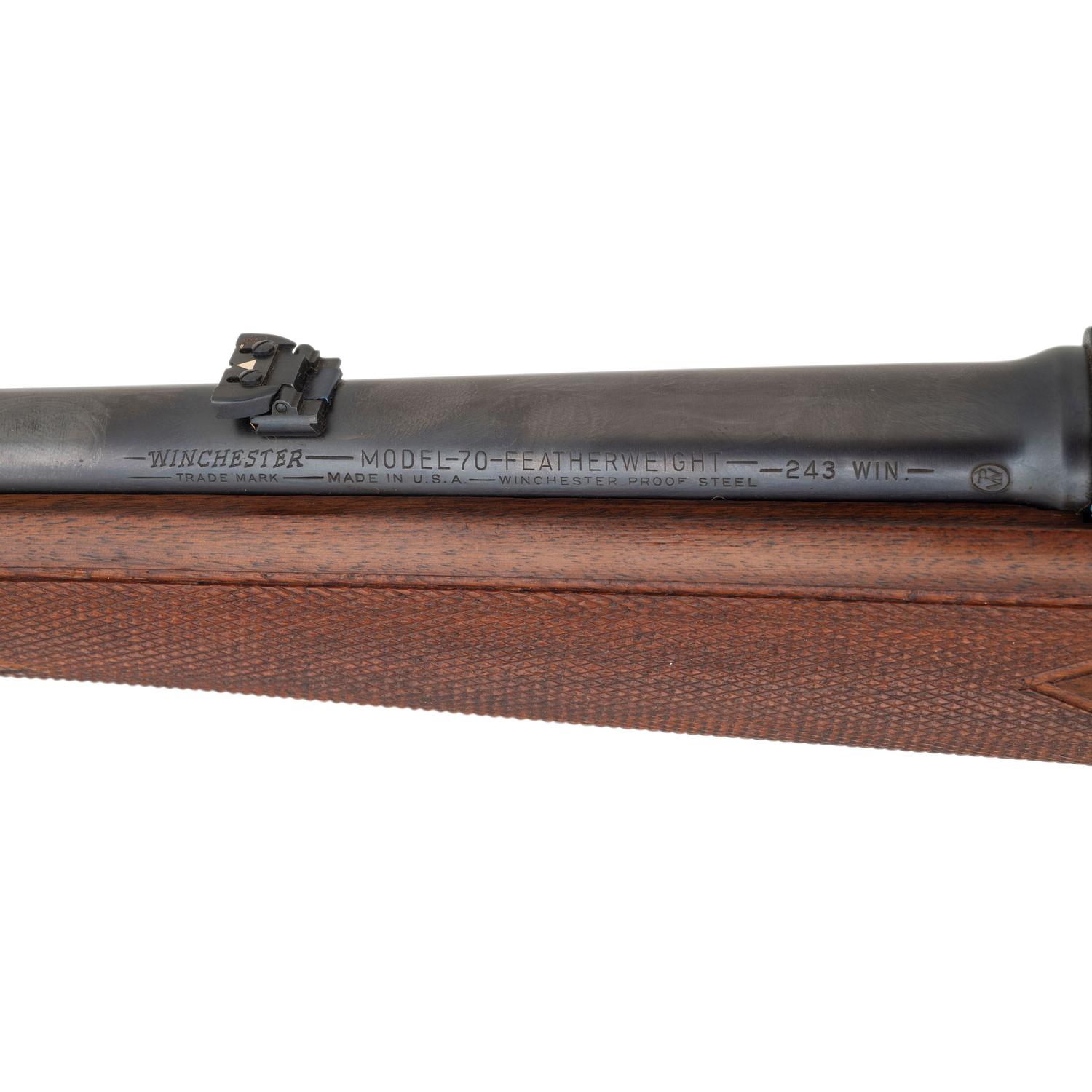 **Pre-64 Winchester Model 70 Featherweight Super Grade Rifle in .243