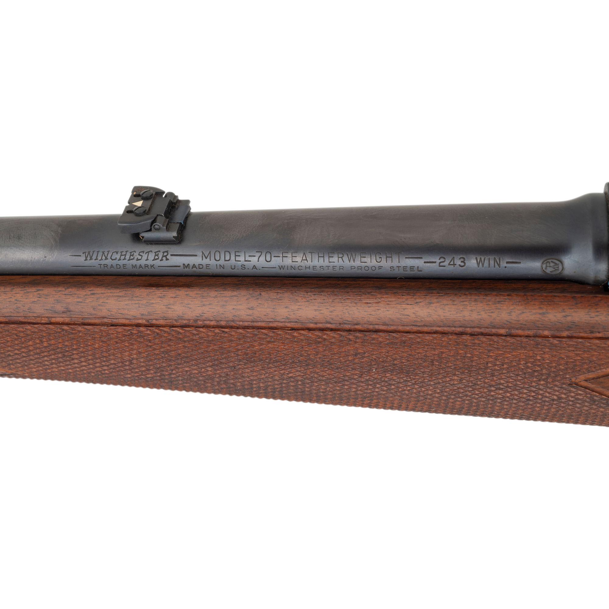 **Pre-64 Winchester Model 70 Featherweight Super Grade Rifle in .243