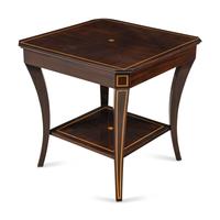 A Pair of Contemporary Mahogany Side Tables