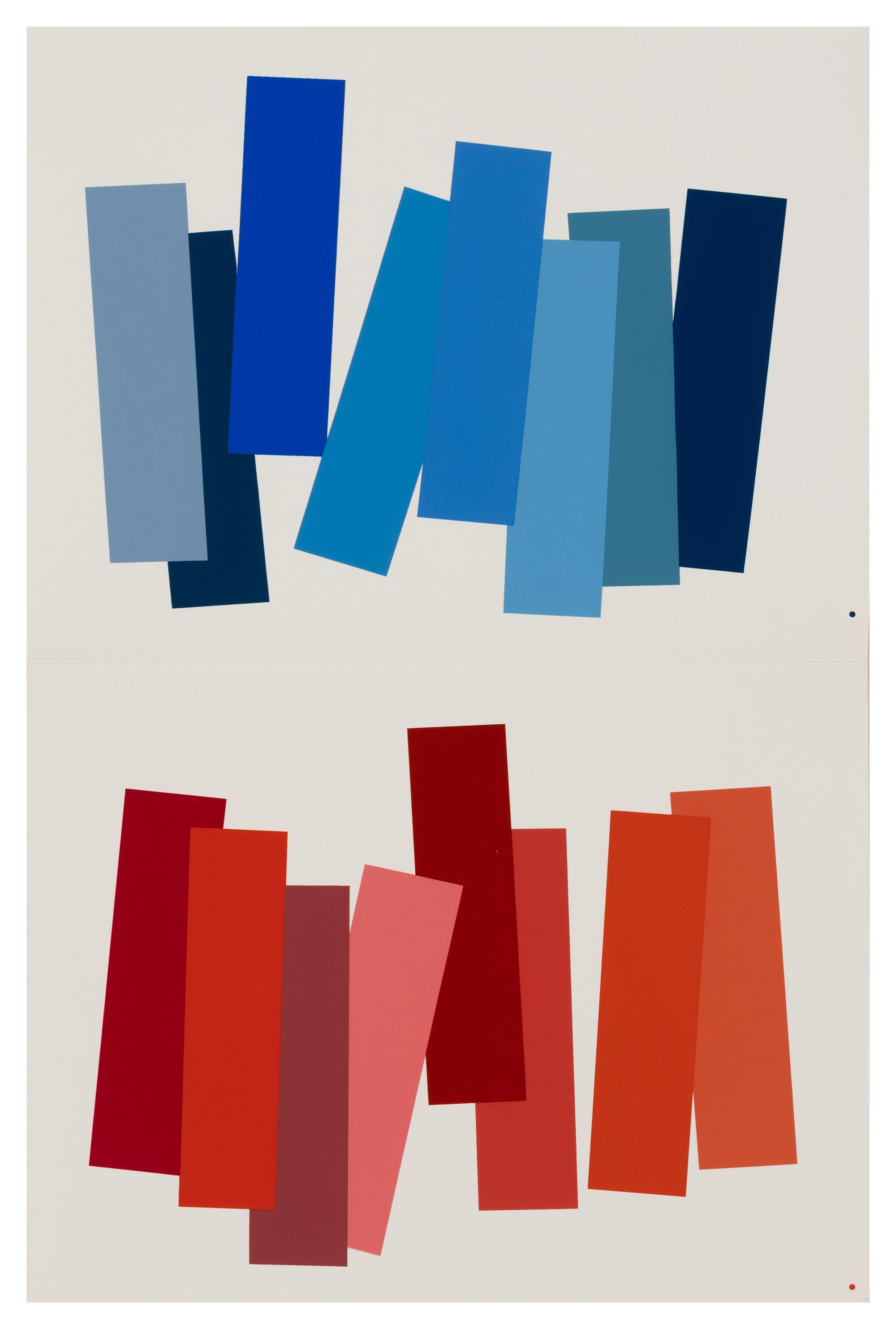 Interaction of Color (portfolio with complete text folder, bound text volume, and 80 color screenprints), 1973