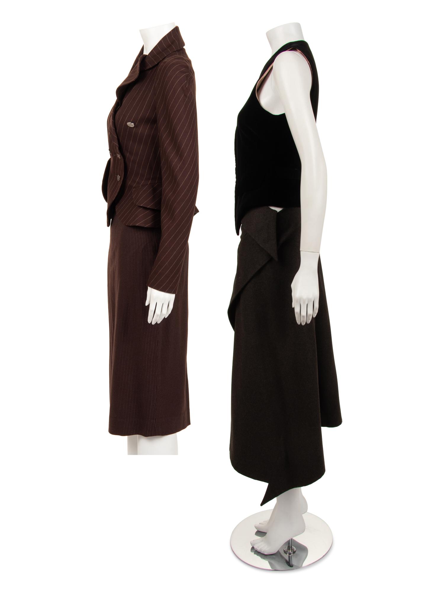 Two Vivienne Westwood Two-Piece Ensembles, 1990-2000s