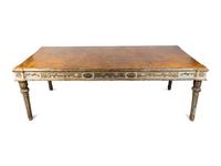 An Italian Neoclassical Style Painted and Parcel Gilt Center Table — 19TH CENTURY