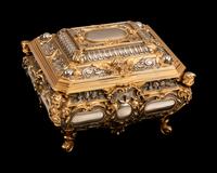A French Gold and Silver Plated Music Box — 19th Century