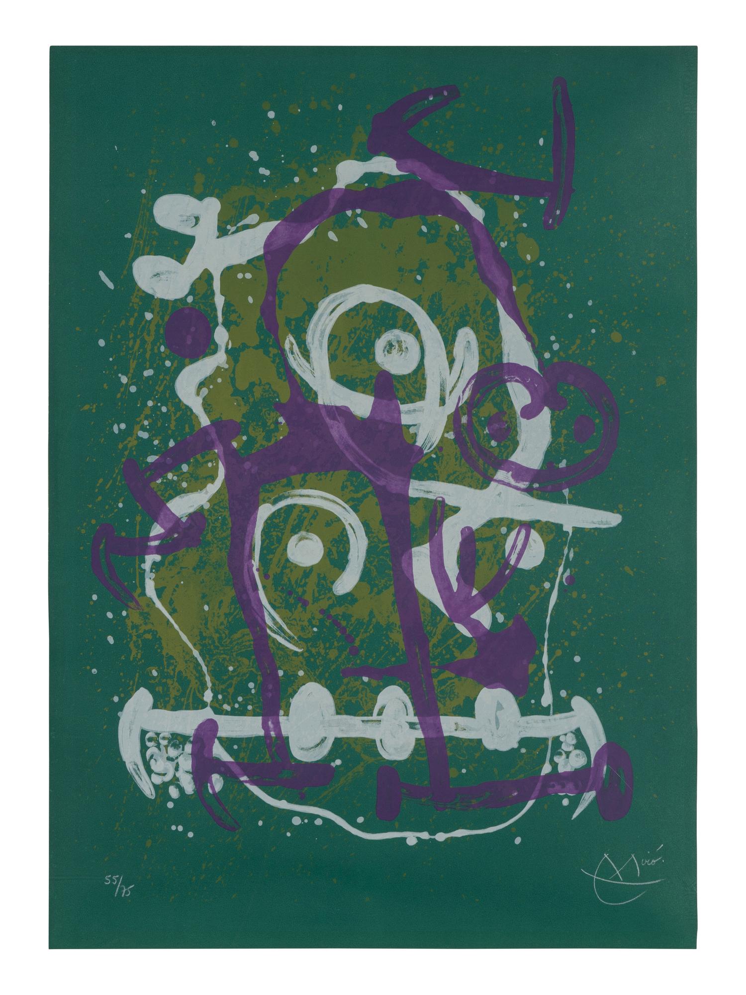 Chevauchée - vert violet brun , 1969