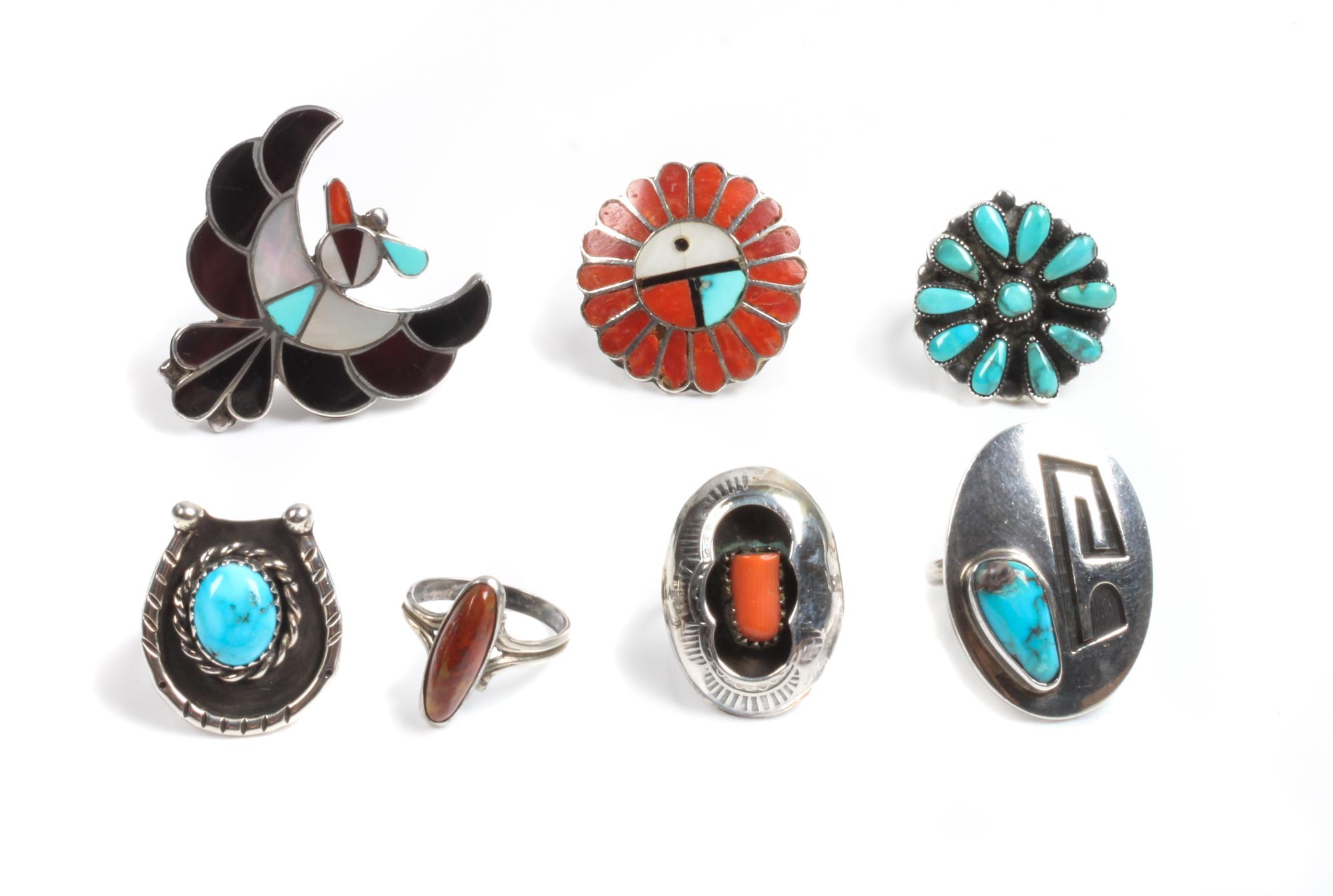 Seven Southwestern Rings