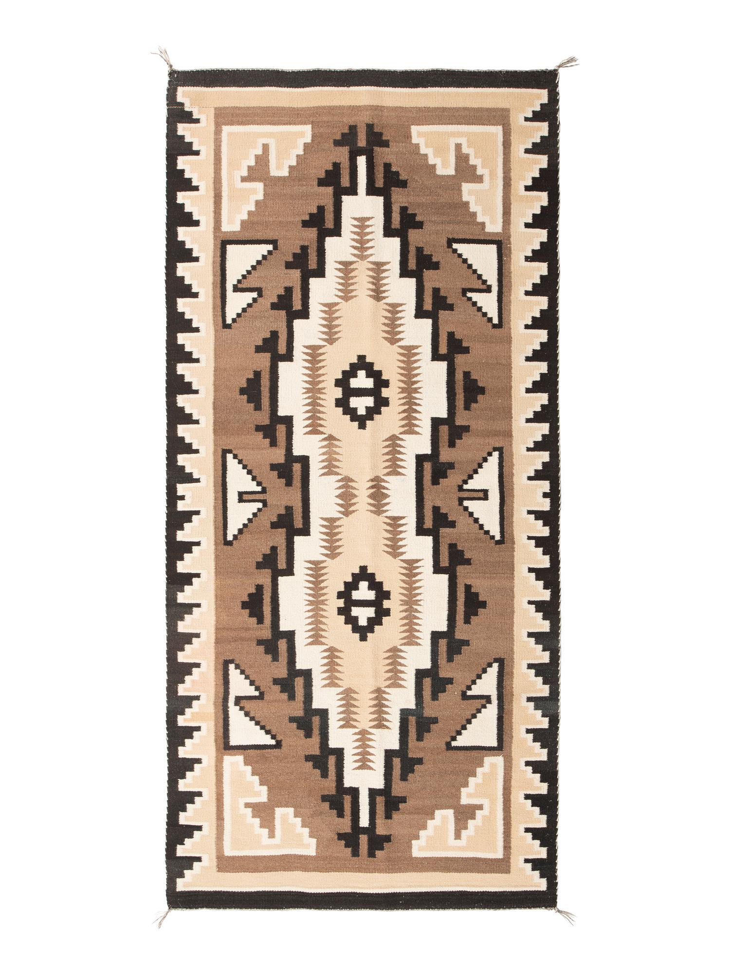 Navajo Two Grey Hills Weaving / Rug