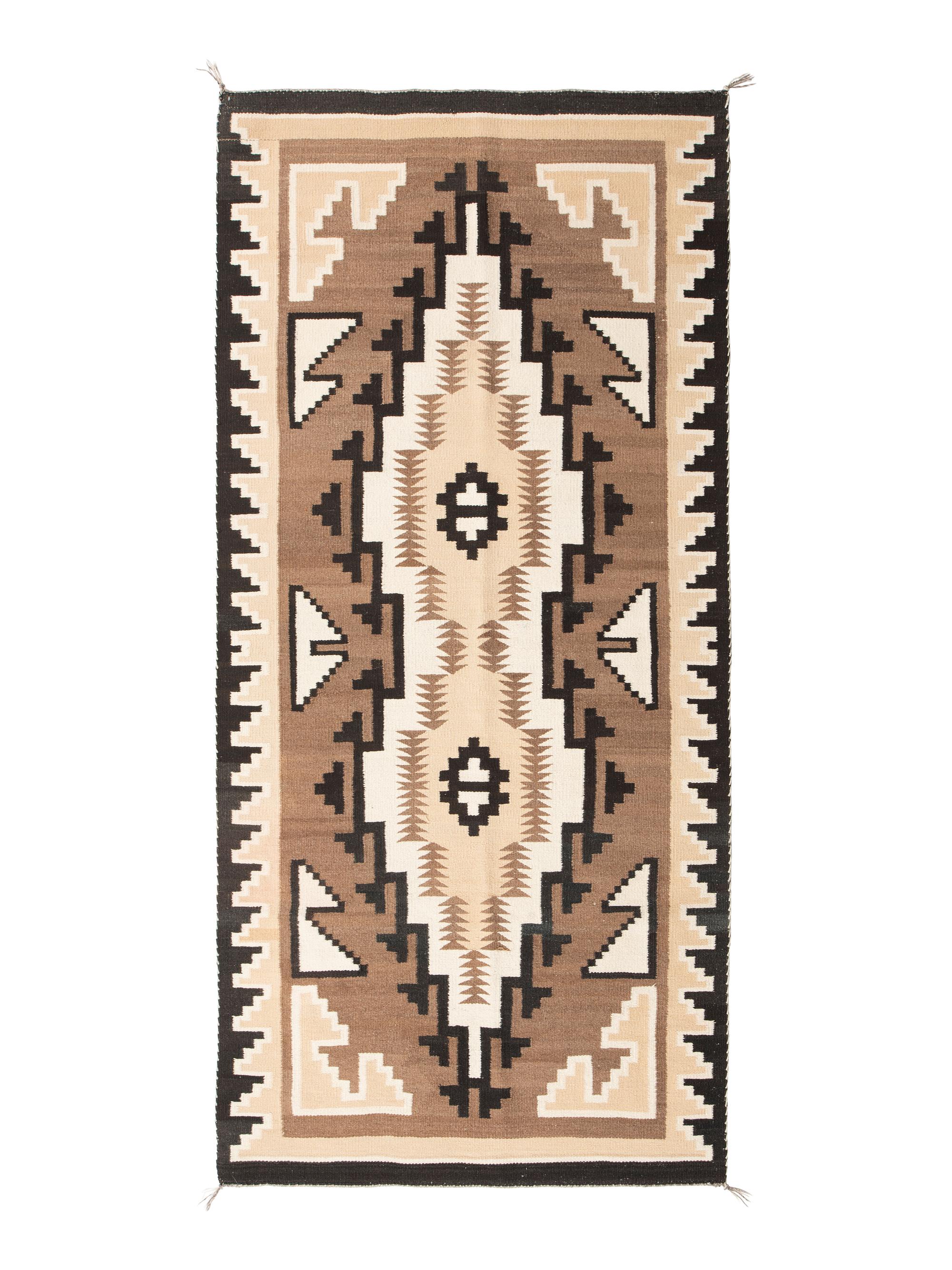 Navajo Two Grey Hills Weaving / Rug