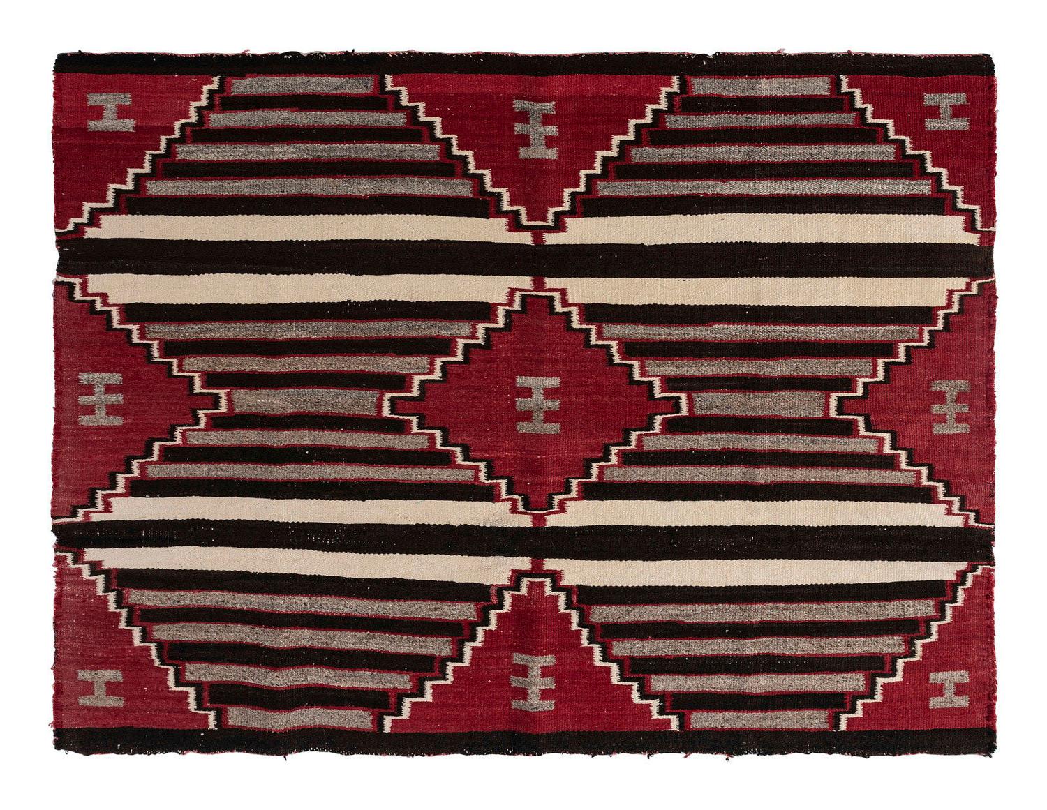 Navajo Third Phase Pattern Blanket / Rug