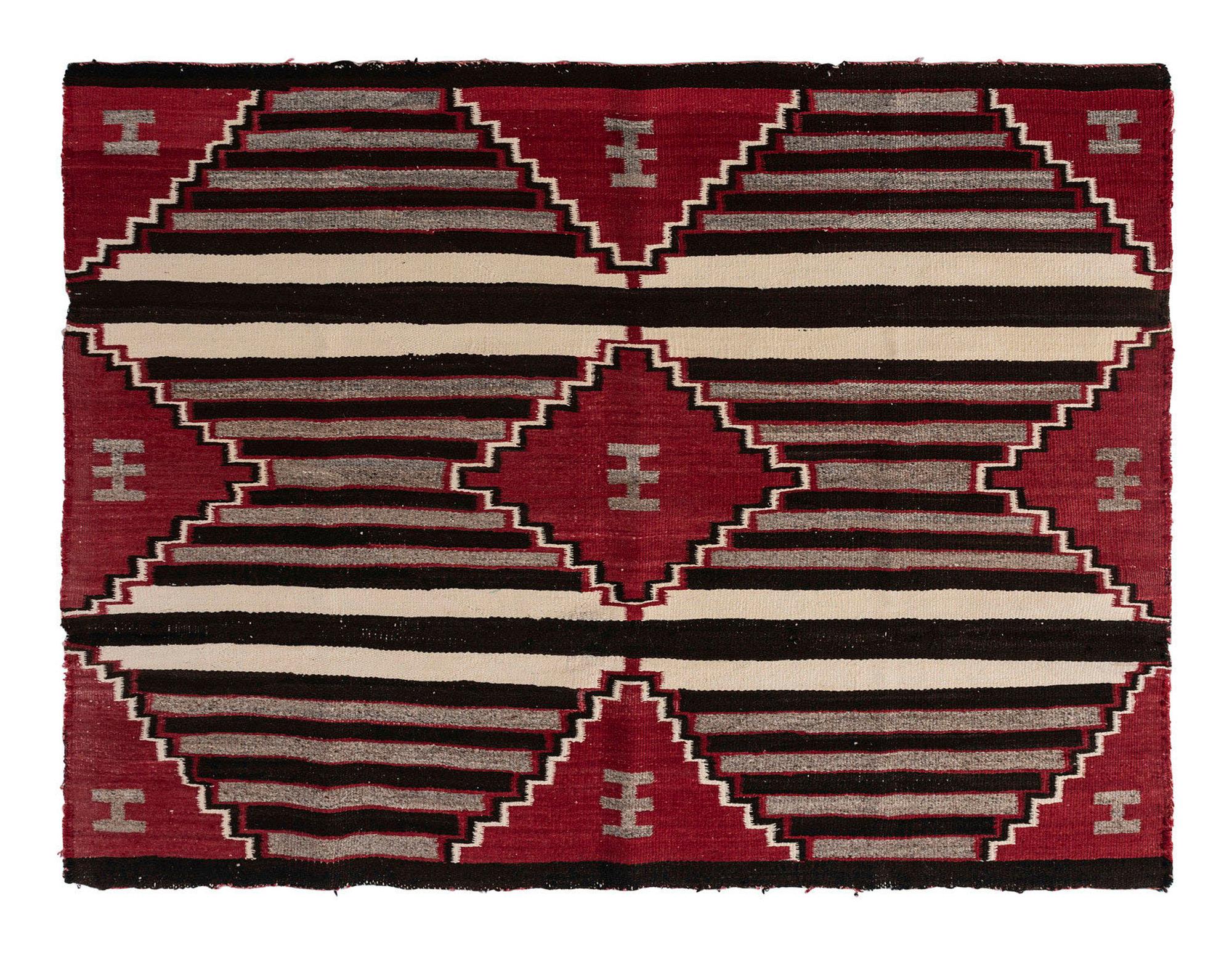 Navajo Third Phase Pattern Blanket / Rug