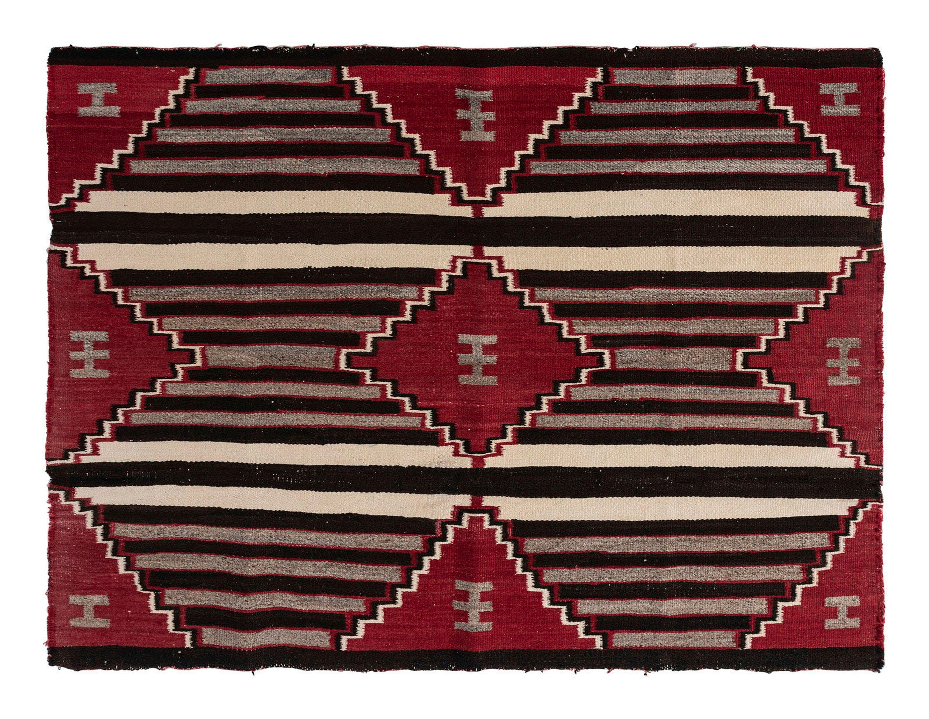 Navajo Third Phase Pattern Blanket / Rug