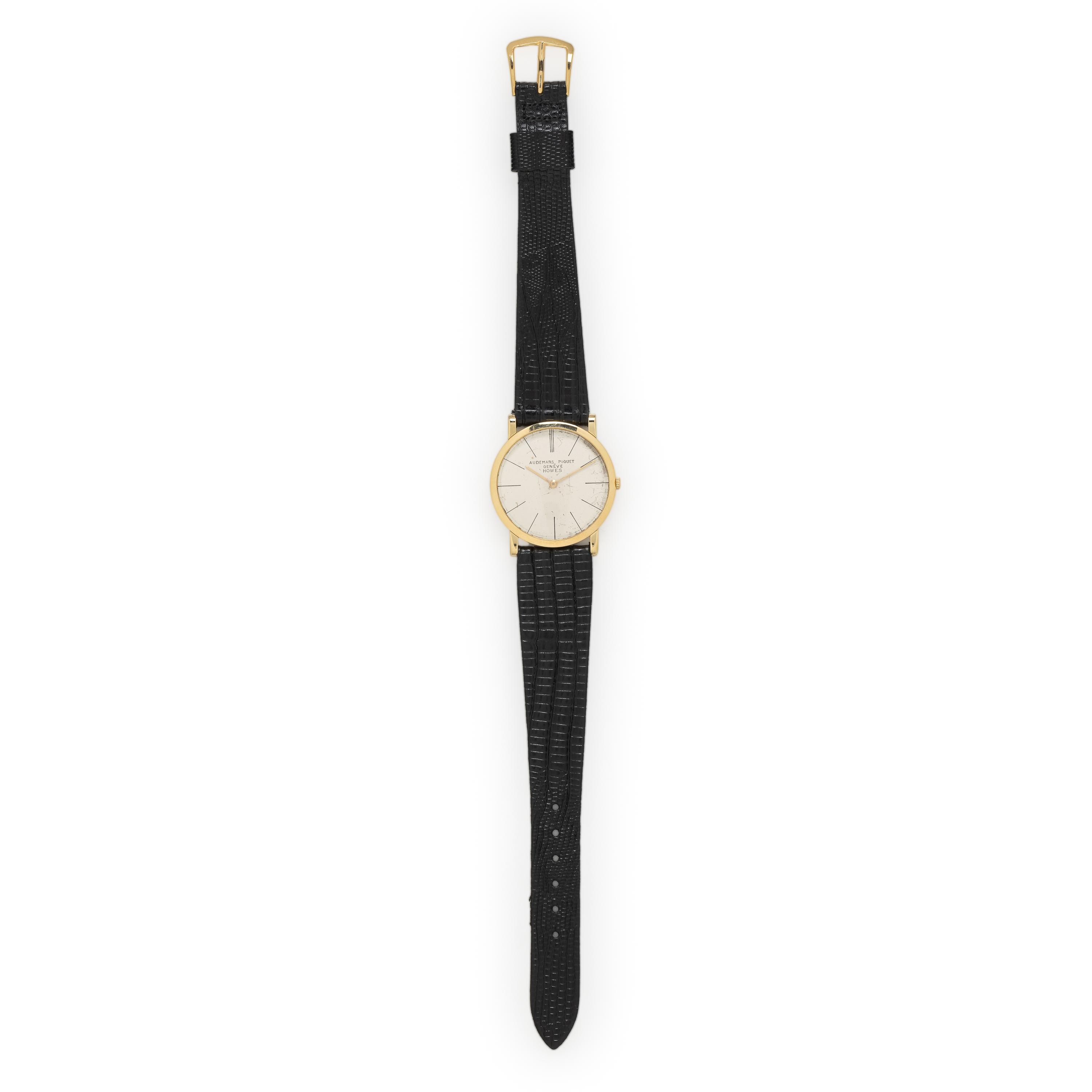 Audemars Piguet, 18K Yellow Gold 'Calatrava' Watch, with Frederic Piguet Movement and Retailed by Howes
