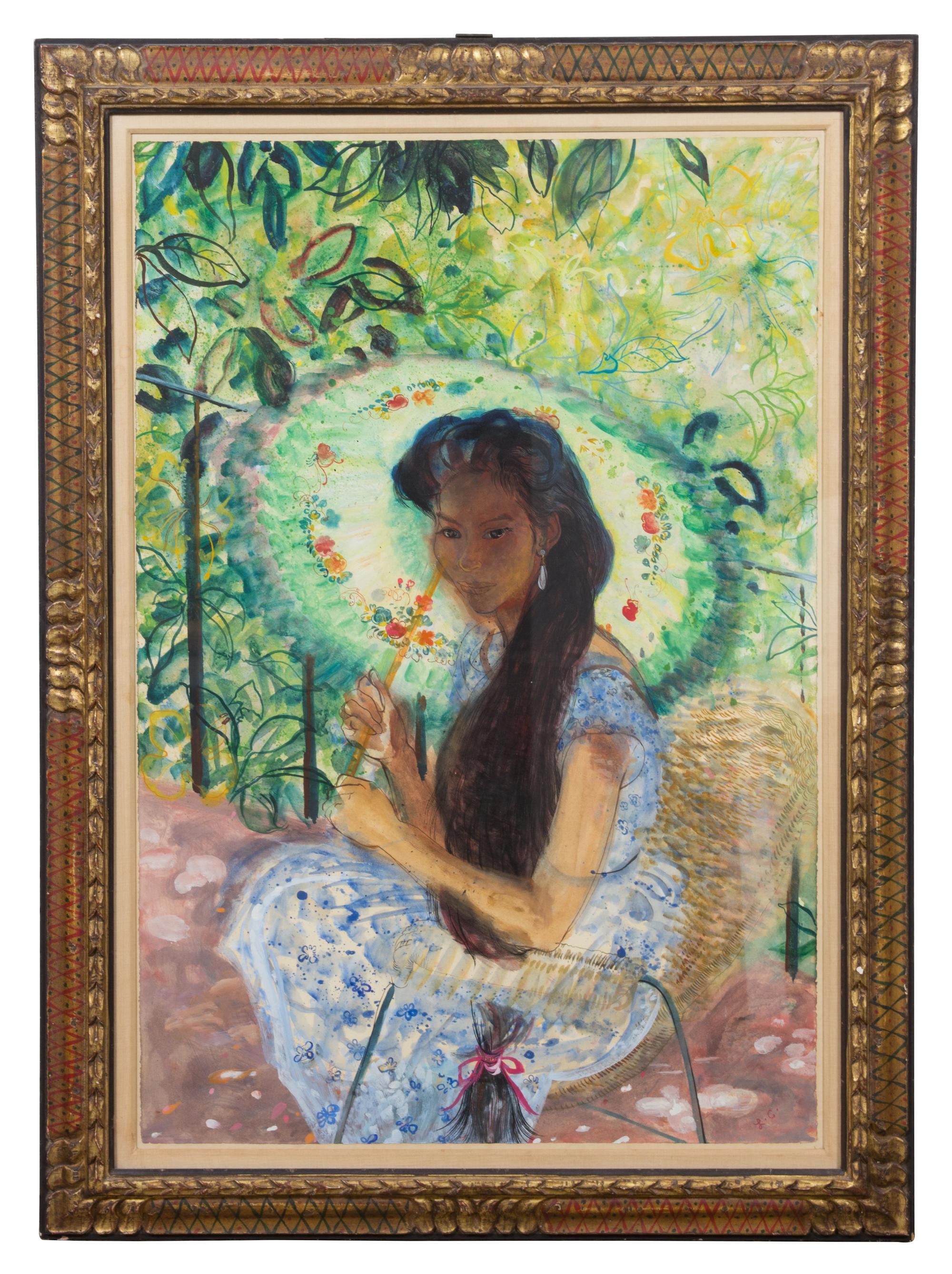 Lily Cushing, (American, 1909-1969), Girl from Tepoztian