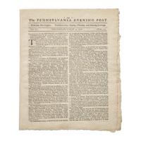 [American Revolution] Born in the USA: First Day of Printing in the United States, July 4, 1776!