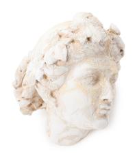 A Graeco-Roman Style Marble Head of a Woman