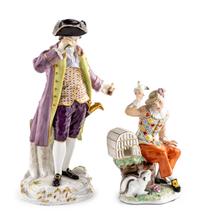 Two Meissen Porcelain Figures