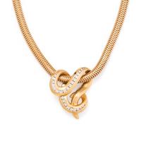 YELLOW GOLD AND DIAMOND PENDANT/NECKLACE
