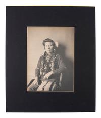 [NATIVE AMERICANS]. [GILL, De Lancey, photog.]. Nez Perce interpreter Silas Andrew Whitman.