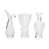 Three Steuben Glass Vases