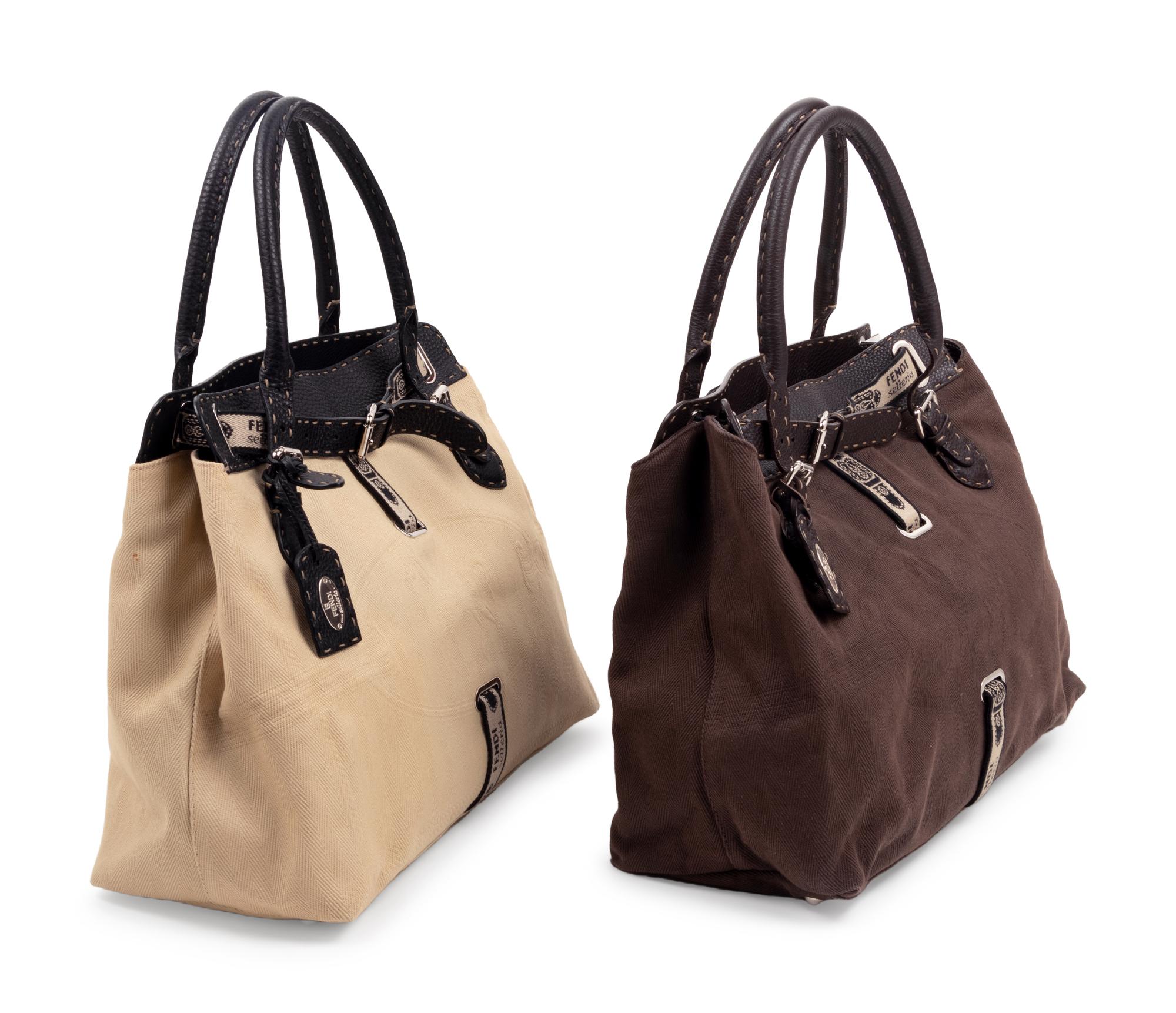 Two Limited Edition Fendi Selleria Villa Borghese Bags, 2006