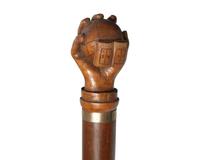 A Carved Walking Presentation Cane of American Evangelist John Wilbur Chapman, D.D. (1859-1918)